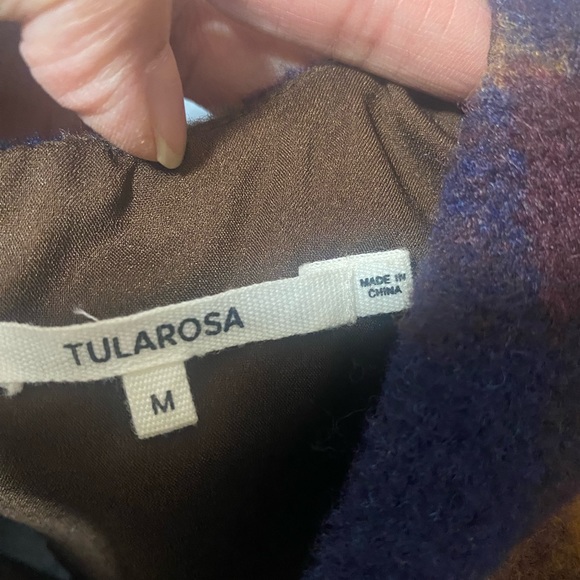Tularosa Wool Mini Puff Sleeve Mini Size Medium - Picture 6 of 7